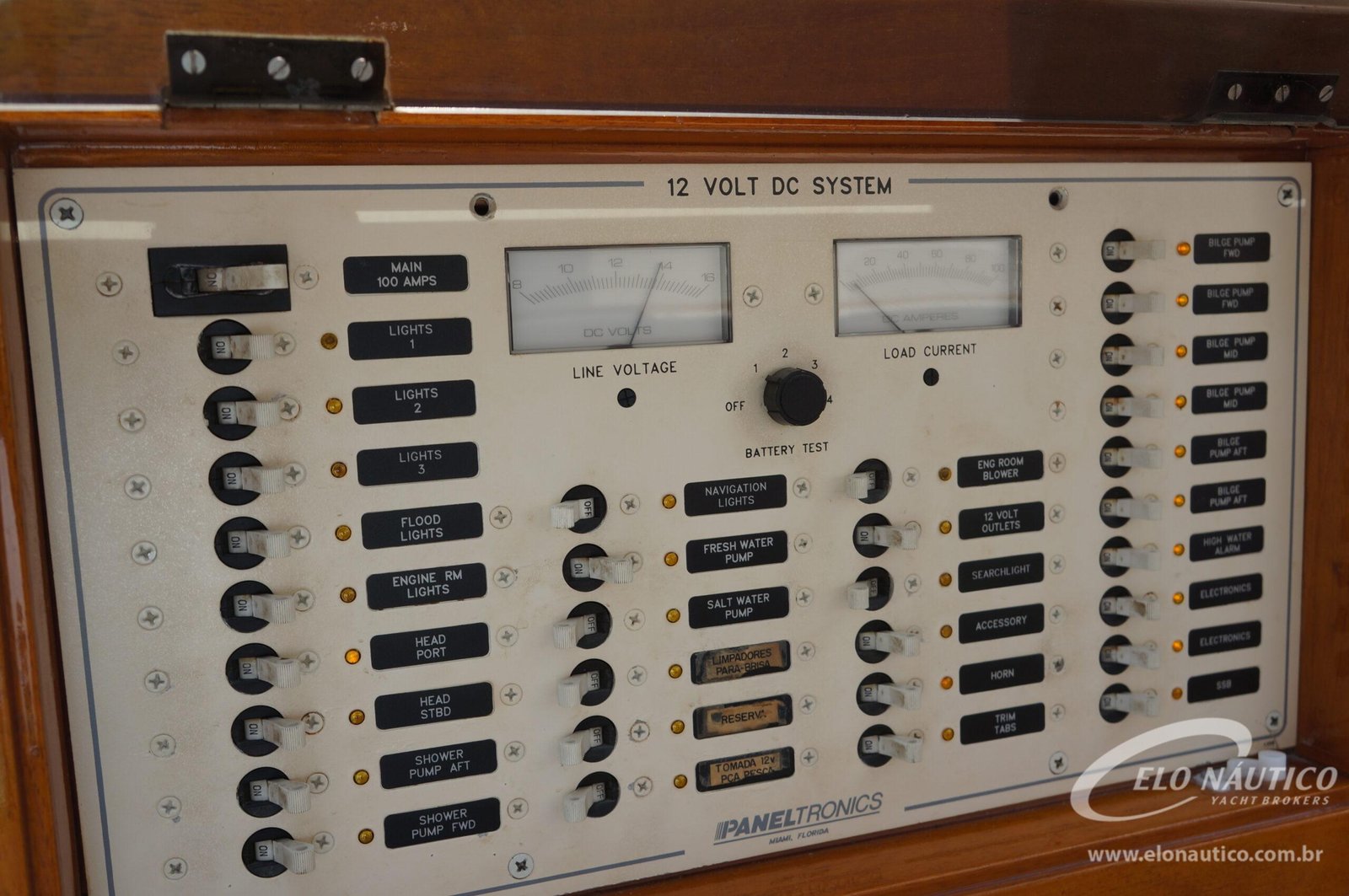 009)QUADRO COMANDO E DISTR ENERGIA 12v